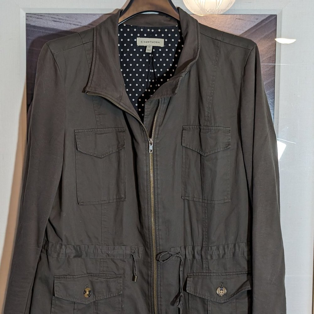 41 Hawthorn Women's utility minitary-style jacket size XXL EUC